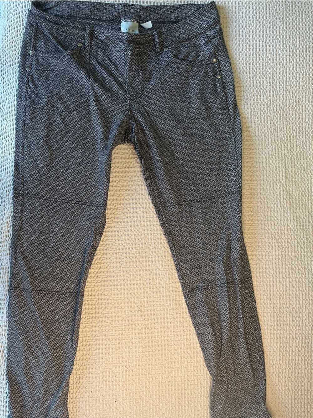 Athleta Black and Gray Bettona Jeggings